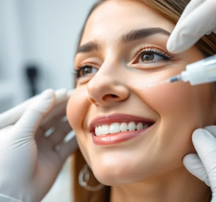 Botox Behandlung: Fachgerechte Injektion für glatte, jugendliche Haut in Zürich.