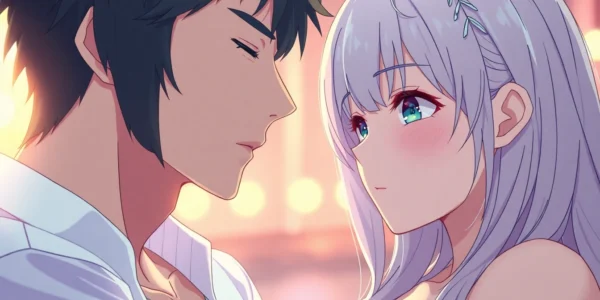 Detailed NSFW image generated by a high-quality nsfw image generator showcasing anime characters with soft, realistic features for engaging visual storytelling.