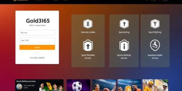 Login screen for Gold365 featuring an easy-to-use interface and secure authentication, encouraging users to access their betting accounts quickly. 