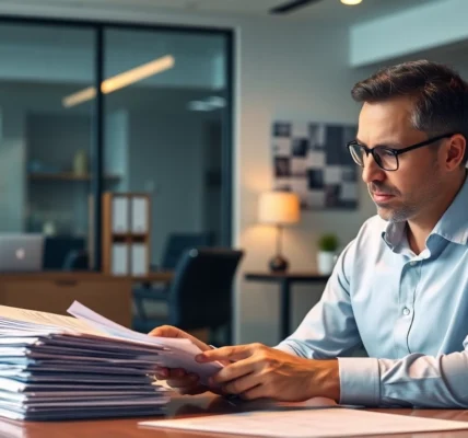Pension Guide Financial advisor analyzing retirement plans for secure future planning