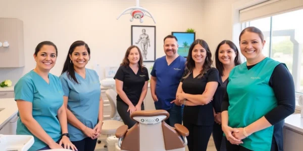 Ventura Bright Dental team providing friendly dental care in a modern, inviting clinic environment