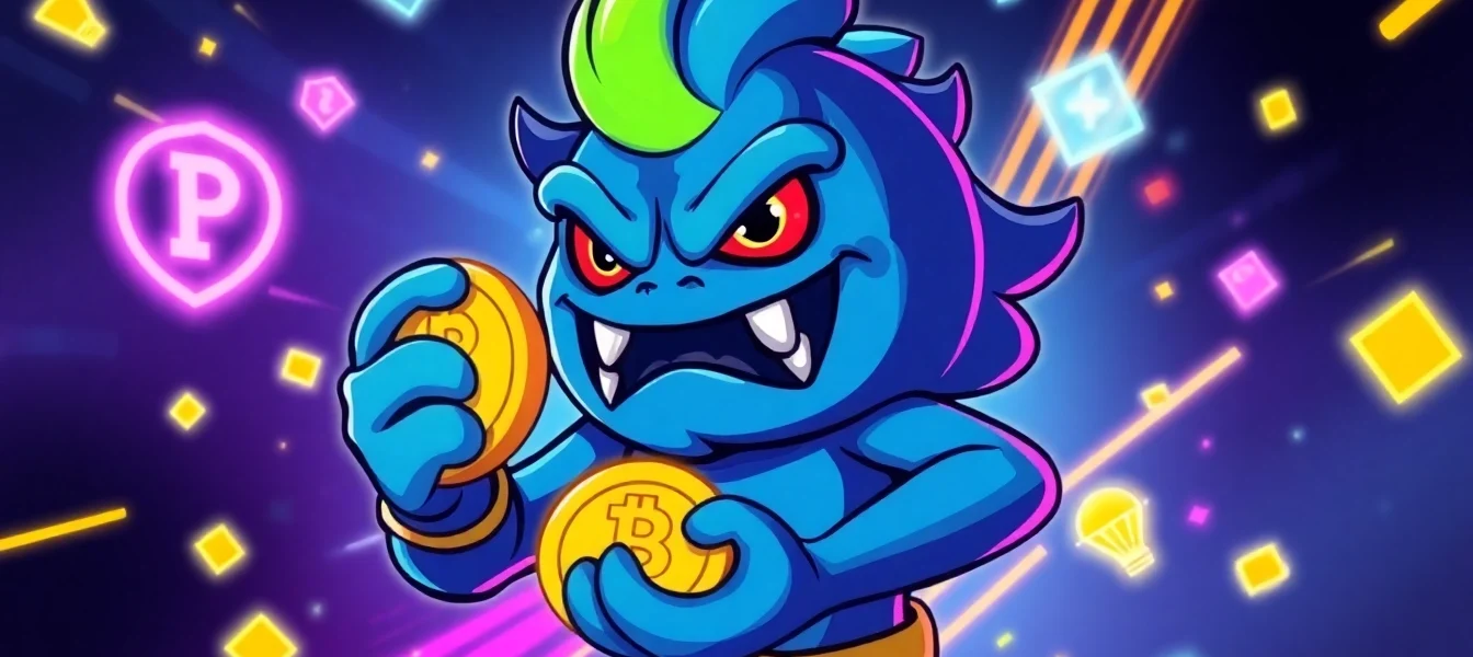 Dynamic image of Angry Pepe Coin representing a powerful meme token with GambleFi features and